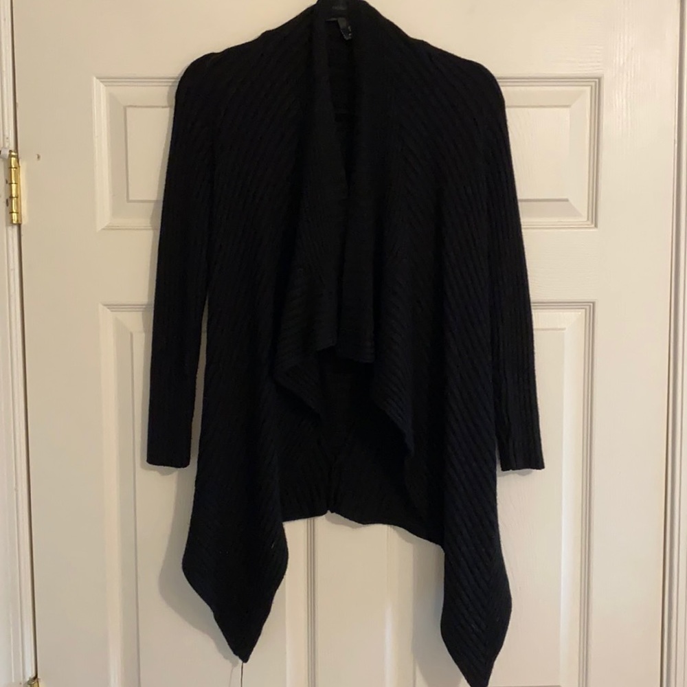 Black cardigan